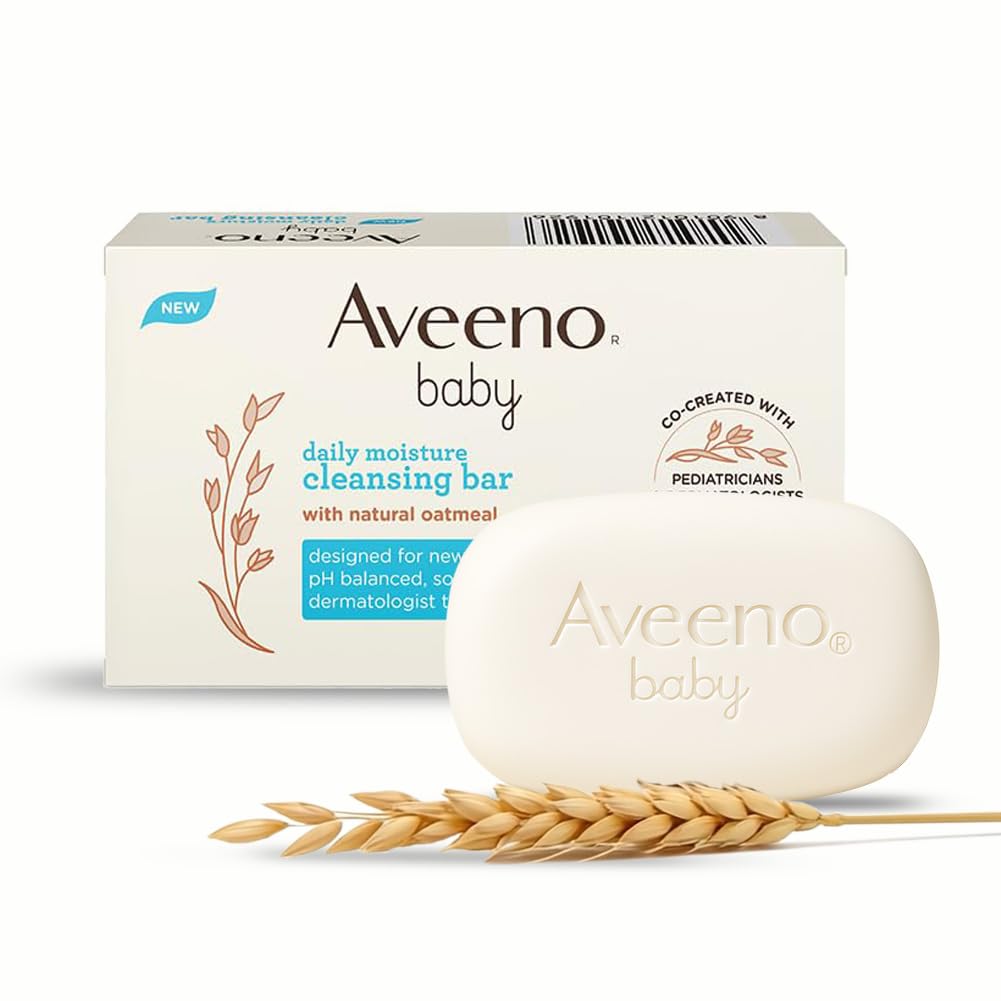 Aveeno Baby Daily Moisture Cleansing Bar 75g   ( Pack of 4 )